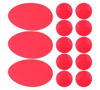 LIGHTAOTAO Ambient Light Gel Stickers 25pcs Red PET Diffuser Film with Peel and Stick Application for LED Ceiling Spotlight, Suitable for Dorms and Curved Furniture