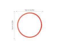 LIGHTAOTAO Aquarium Floating Plant Rings 6Pcs Sturdy Plastic Fish Feeding Isolation Circles for Aquatic Plants in Fish Tanks