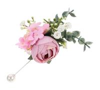 LIGHTAOTAO Artificial Wedding Flower Corsage for Groom and Bride with Lifelike Lavender Spun Silk Blooms, Realistic and Beautiful Design, for Wedding Party and Photo Props