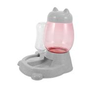 LIGHTAOTAO Automatic Cat Water Dispenser and Pet Feeder with Food Container, Anti-spill Gray Bowl for Cats and Dogs, Suitable for Home Use and Daily Feeding