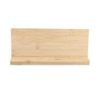 LIGHTAOTAO Bamboo Board with Lid and Base Blank Bamboo Board with Fine Workmanship and Solid Construction for Market Price Display and Desktop Use Simple and Elegant