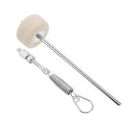 LIGHTAOTAO Bass Drum Pedal Beater with Felt Head and Adjustable Spring Mechanism, Metal Forged Beater Rod for Noise Reduction and Fine Tension Adjustment, for Home Practice and Dorms