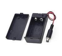LIGHTAOTAO Battery Holder Box Includes 2.1x5.5mm Male Plug for 9v Battery 2pcs with/off Slide Control and Cover Lightweight Design Random Color Suitable for Electronics