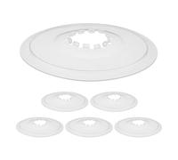 LIGHTAOTAO Bike Flywheel Covers 6Pcs 5.31" Plastic Rear Wheel Spoke Protectors for Road Bike Chain and Gear Maintenance