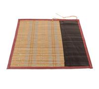 LIGHTAOTAO Brush Pen Roll Wrap Large Capacity Bamboo Calligraphy Brush Organizer for Japanese Art Supplies Storage Pouch