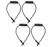 LIGHTAOTAO Bucket Handle Rope Grip Straps 2 Pairs for Furniture and Handbags Black Cotton Rope Plastic DIY Decoration Comfortable Replacement