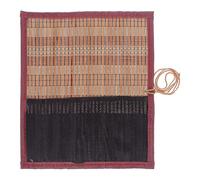 LIGHTAOTAO Canvas Roll Up Brush Case and Bamboo Pencil Holder for Calligraphy and Drawing Supplies Suitable for Artists and Students