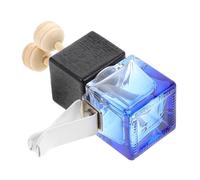 LIGHTAOTAO Car Air Freshener Bottle Clear Glass Essential Oil Diffuser Vial for Vent Outlet Elegant Aromatherapy Ornament for Stylish Vehicle Interior Fresh