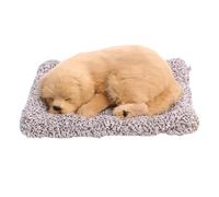 LIGHTAOTAO Car Aroma Simulation Pet Ornament with Deodorant Function, Realistic Fake Pet Decor in Golden Artificial Wool and Linen, for Car and Home Use to Remove Odour and Provide Pleasant