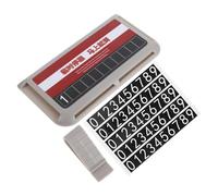 LIGHTAOTAO Car Parking Card Visor Organizer Abs Storage Container for Temporary Parking and Moving Numbers Fit for Vehicles Minimalist Sun Visor Storage Box