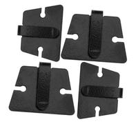 LIGHTAOTAO Car Radio Microphone Holder Clip 4pcs Set Car Mic Mount Fixing Hangers for Ic-2720h Ic-2820ht Dr635 Radios for Vehicle Use