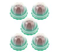 LIGHTAOTAO Catnip Sugar Lick Balls 5Pcs Random Flavour Edible Treats with Vitamins, Self-Adhesive to Support Hairball Control and Oral Care for Cats