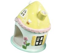 LIGHTAOTAO Ceramic Hamster House Small Pet Hideout Rat Nest Ceramic Hamster Cabin Colorful Castle Hide Place for Gerbils and Small Animals