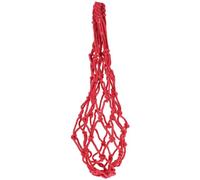 LIGHTAOTAO Chicken Hanging Feeder Net Bag Stimulates Foraging Instinct Red Polyester Holder Bag for Fruits and Vegetables for Chicken Feeding