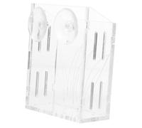 LIGHTAOTAO Clear Acrylic Aquatic Plant Pot for Fish Tanks Small Suction Cup Planter Holder for Aquarium Plants Easy to Install Decorative Cup for Cultivating Java and Water Ficus