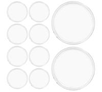 LIGHTAOTAO Coin Capsules 10Pcs Plastic Holder for 65Mm/2.56" Medal, Leakproof Storage Case for Challenge Coin Presentation and Collector Use