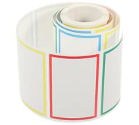 LIGHTAOTAO Color Name Stickers, Blank Stickers, Coated Paper Adhesive Label, 1 Roll, Helps Sort Items, for Bedroom Storage, Easy to Use