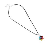 LIGHTAOTAO Crystal Stone Pendant Necklace Beaded Choker Colourful for Women
