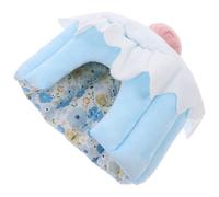 LIGHTAOTAO Cute Cake-shaped Cotton Guinea Pig Blanket and Small Animal Bed, Comfortable and Warm Hamster Shelter for Pets in Winter