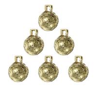 LIGHTAOTAO DIY Crafts Bells Jingle Bells Brass 12Mm Gold Tone for DIY Accessories and Christmas Decorations for Crafting Jewelry Making and Holiday Ornaments