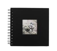 LIGHTAOTAO DIY Handmade Photo Album Scrapbook Black for Weddings Anniversaries Family Memories Strong Binding and Easy Page Addition