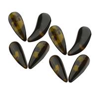 LIGHTAOTAO Dual Arc Celluloid Guzheng Finger Picks for Adults Small Professional Nail Protectors Comfortable Fit for Beginners and Zither Players Enhances Technique and Sound Quality