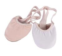 LIGHTAOTAO Elastic Band Ballet Toe Shoes for Women Professional Half Sole Dance Shoes with Non-Slip Breathable Design Footwear for Ballet Yoga Ballroom and Modern Dance Training Beige