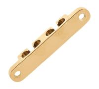 LIGHTAOTAO Electric Bass String Retainer Guide for 6 Strings with Metal Mounting Screws, Wide Compatibility and Slippage Prevention, Golden Colour Suitable for Bass Guitar Players