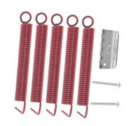 LIGHTAOTAO Electric Guitar Tremolo Bridge Kit with Vintage Red Springs Claw and Screws Metal Replacement Parts for St Floyd Style Tremolo System Assembly