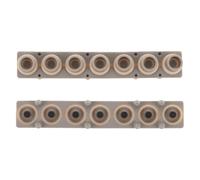 LIGHTAOTAO Electronic Piano Key Contact Sheet Replacement 7-Key Silicone Conductive Repair Pad High Resilience Sturdy Keyboard Contact Strip for Digital Piano Maintenance