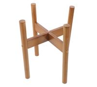 LIGHTAOTAO Elevated Dog Bowl Stand Single 7.88 Inch Tall Wooden Feeding Rack with Stable Base for Large Breeds Comfortable Mealtime
