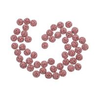 LIGHTAOTAO Essential Oil Lava Stone Beads 6Mm Dark Red Round Volcanic Rock for Car Aromatherapy Diffuser and Jewelry Crafting