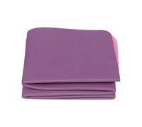 LIGHTAOTAO Foldable Tpe Yoga Mat 183X61X0.6Cm Non-Slip Portable Exercise Pad for Travel and Home with Dual-Color Deep Purple and Pink Cushion for Yoga, Pilates, and Nap Use