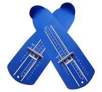 LIGHTAOTAO Foot Measuring Ruler for Accurate Size Measurement 2pcs Plastic Blue with Scale Foot Measure Gauge Suitable for Household and Shoe Stores for Men and Women
