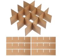 LIGHTAOTAO Glass Dividers for Moving Boxes 12Pcs Cardboard Dividers with Shock-Resistant Reinforced Paper for Home Storage and Fragile Dish Protection