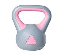 LIGHTAOTAO Gray Pink Kettlebell for Women Fitness Training Non-slip Grip Kettle-bell for Arm Muscle Strengthening Home Workout Equipment for Body Sculpting and Boost