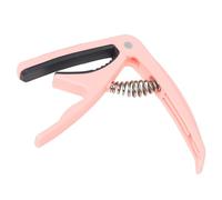 LIGHTAOTAO Guitar Capo for Acoustic and Electric Guitar, Abs Material Pink Clip, Universal Classical Ukulele Accessory for Music Performance