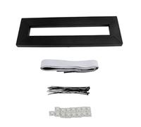 LIGHTAOTAO Guitar Effector Pedalboard Abs Material Creative Design and Craftsmanship, Practical Music Instrument Prop Suitable for Electric Guitar Accessories, Holds 6 Mini Or 5 Standard