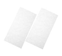 LIGHTAOTAO Guitar Inlay Material Sheet 2pcs White Iridescent Rectangular Shell for Fingerboard Neck Decoration Suitable for Luthier Crafting and Vintage Refurbishing