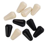 LIGHTAOTAO Guitar Knob Plastic Electric 10pcs Black for Caps 5-level Hardware Switch Covers Reliable Replacement Parts