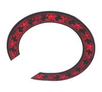 LIGHTAOTAO Guitar Sound Hole Ring Sticker Wooden PVC Rosette Inlay for Acoustic Guitar Music Performance