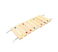 LIGHTAOTAO Hamster Wooden Ladder Bite Resistant Climbing Bridge for Small Pets Durable Design Creative Shapes for Pet Cages and Enrichment Activities