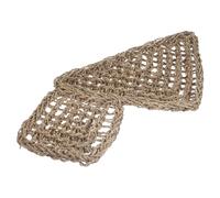 LIGHTAOTAO Hand Woven Bearded Dragon Hammock Light Brown Pet Mat Vertical Space Saving Lizards Pad Comfortable Resting Spot for Cats Dogs and Reptiles Natural Craftsmanship Design