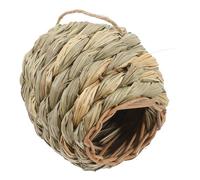 LIGHTAOTAO Hand Woven Seagrass Tunnel Small Animal Hideout Natural Grass 30X29Cm Hamster Cage Accessories for Hedgehogs and Dwarf Hamsters
