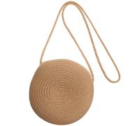 LIGHTAOTAO Handbag Carry for Easy Women Straw Bag Interior Roomy with Design, Khaki Woven Beach for Outdoor Activities and Weekend Getaways
