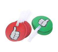 LIGHTAOTAO Handheld Voting Paddles 30Pcs Sturdy Classroom Judging Boards for Student Participation and School Activities 24X15Cm