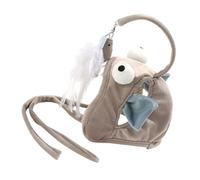 LIGHTAOTAO Interactive Head-wearing Cat Teasing Indoor Wand for Active Cats Stimulates Hunting Instincts Reduces Loneliness Fun Exercise for Healthy Playtime Grey Fish Design