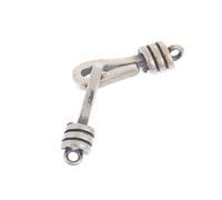 LIGHTAOTAO Jewelry Making Accessories Bracelet Clasp Silver Smooth Surface for DIY Necklace Connecting Buckles and Elastic String Projects