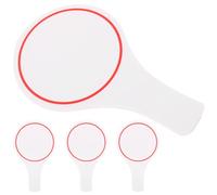 LIGHTAOTAO Judges Score Paddles 4Pcs Erasable Dry Erase Boards with Smooth Edges for Quiz Games and Family Activities