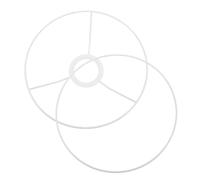 LIGHTAOTAO Lampshade Frame Ring Metal 40cm Diameter Sturdy Construction E27 Base Suitable for Chandelier and Various Spaces